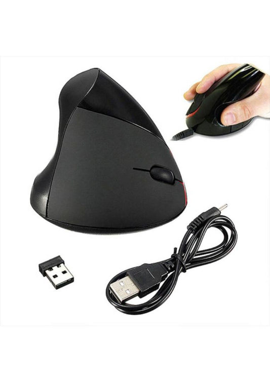 Mouse Vertical 5D inalámbrico - ergonomico y recargable