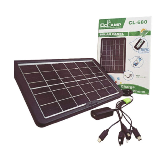 Panel Solar Cargador Celular 8 Watt 6 Voltios Energía Solar CL-680