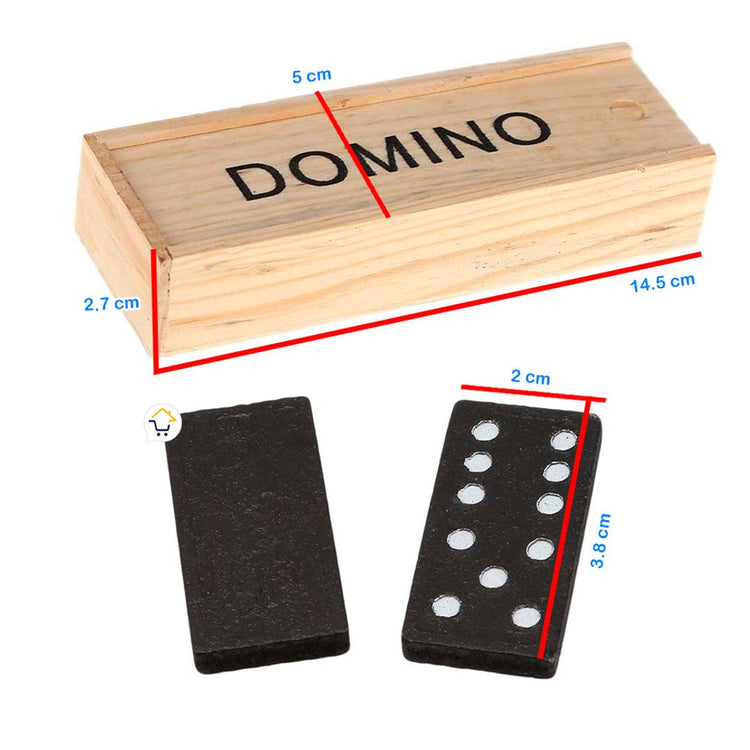 Mini Domino Madera Juego de Mesa Familiar 28 Piezas MD-160