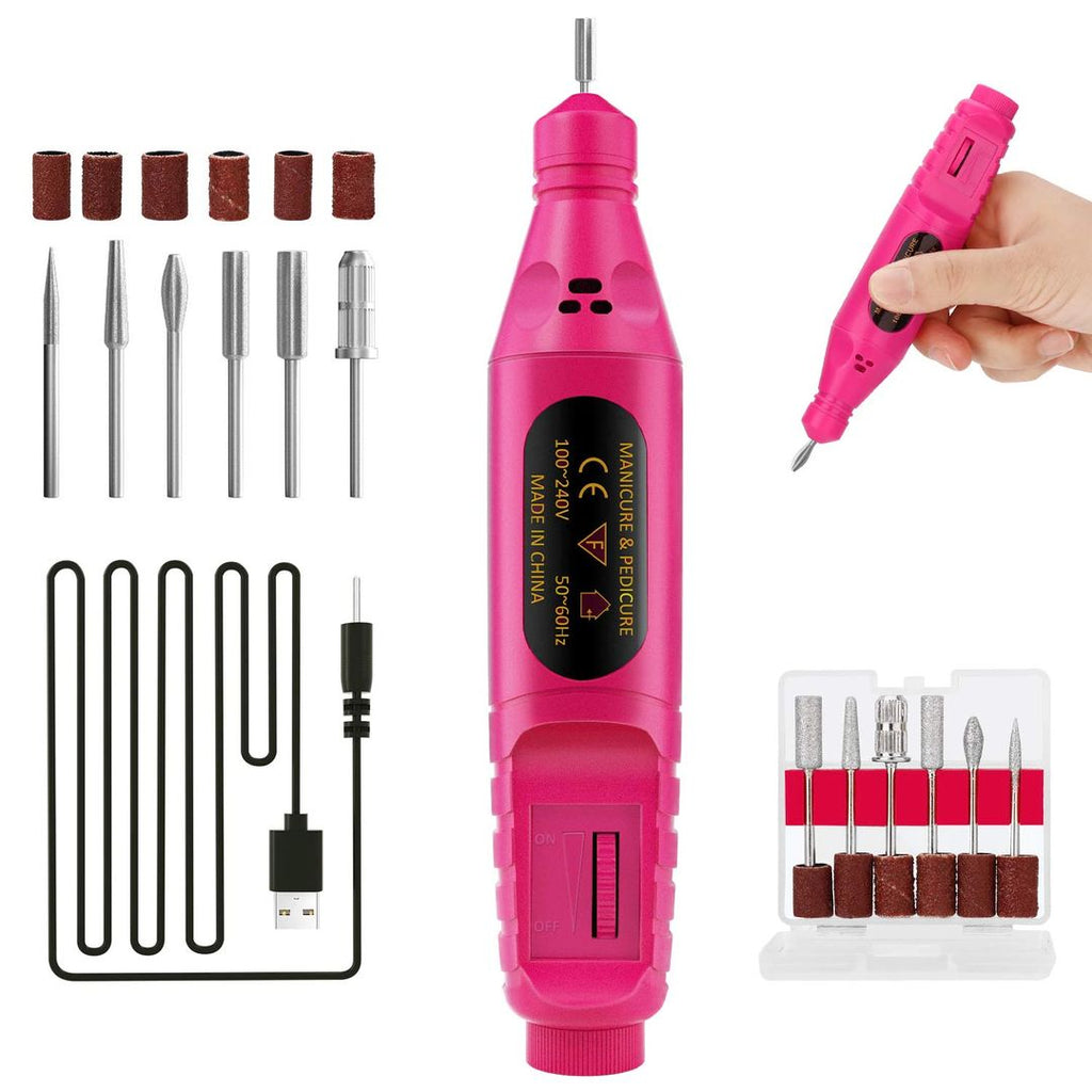 Lampara secado de uñas LED UV 48W + kit pulidor de uñas