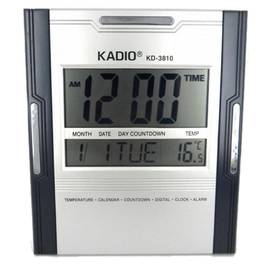 Reloj Digital Cuadrado Alarma Temperatura Fecha Kadio KD-3810