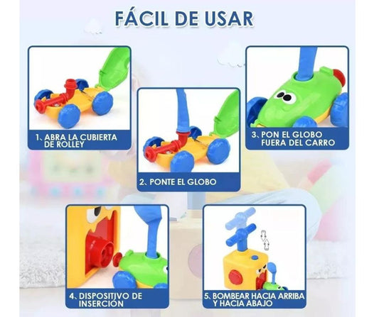 Kit De Juguetes Impulsados Por Globos Balloon Zoom