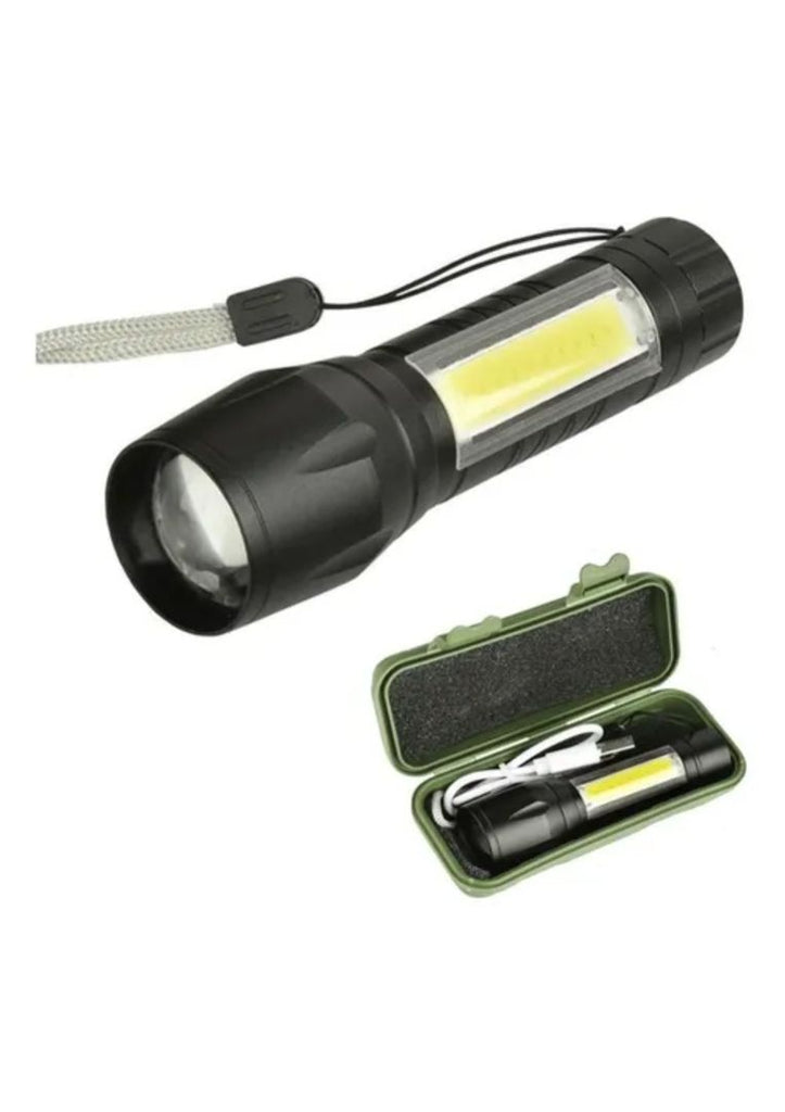 Linterna tactica 911 Mini - Linterna led recargable X USB Zoom