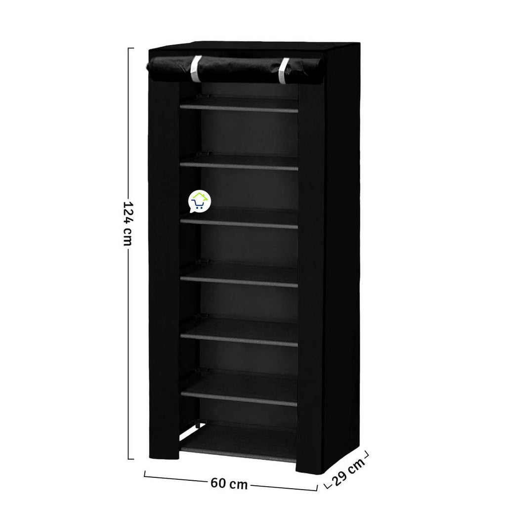 Closet Armable Organizador 7 Niveles Zapatero Estante Portable