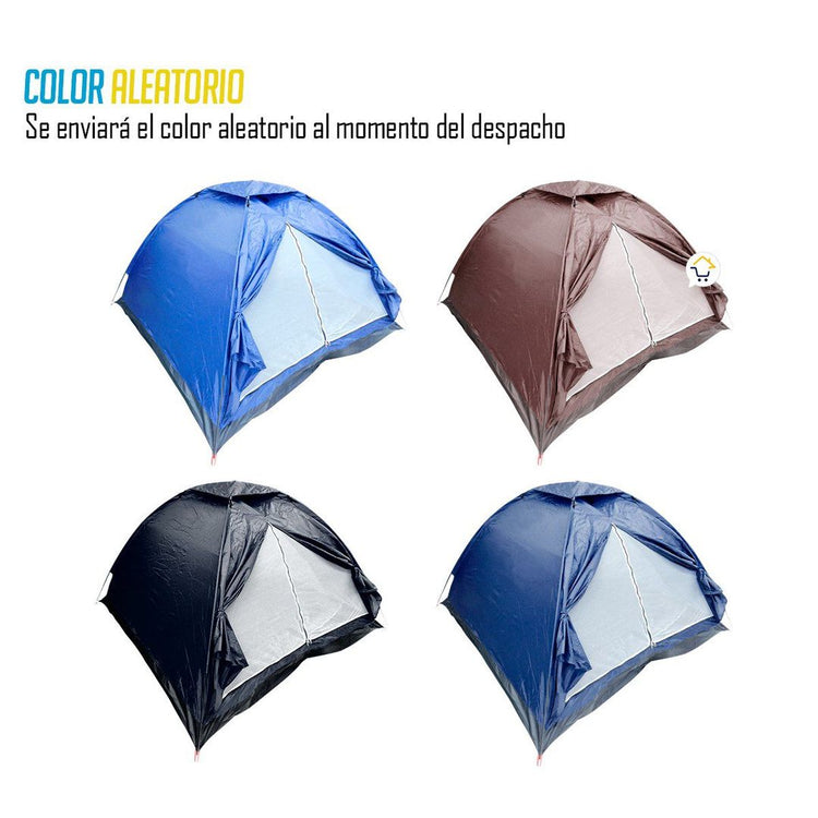 Carpa Camping Armable Semi Impermeable 4 Personas HY1100