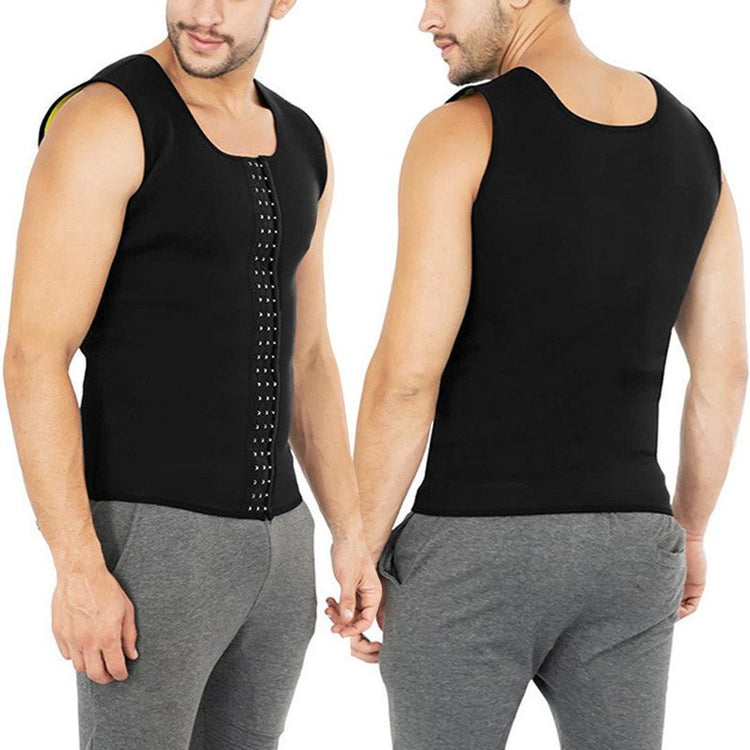 Chaleco Broches Reductor Hombre Faja Neopreno RF 0025