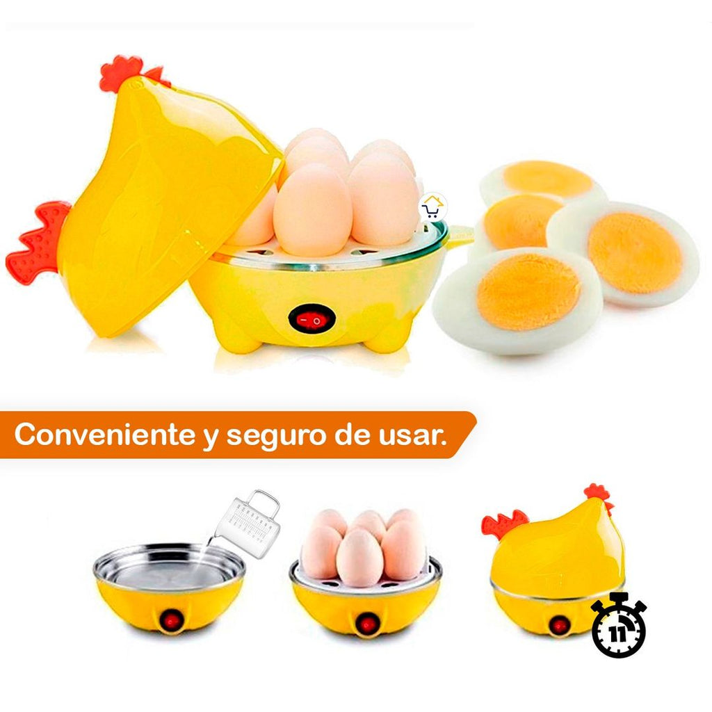 Hervidor Huevos Eléctrico Gallina Cocina Vapor 7 Huevos YS205