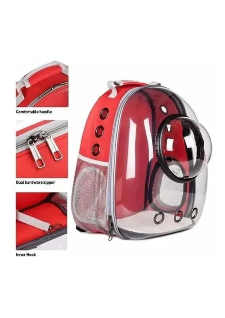 Morral Transparente para mascotas